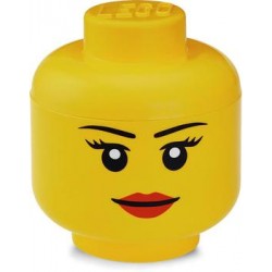 Пластиковый контейнер LEGO для хранения 'Лицо девочки', маленький