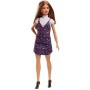 Кукла Mattel Barbie Игра с модой FBR37 (синий сарафан в сердечко)