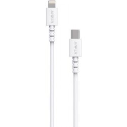 Кабель для Apple USB-C - Lightning Anker PowerLine 0.9м белый