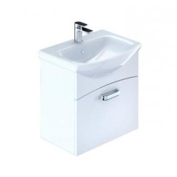 Комплект мебели для ванной Milardo Niagara подвесная тумба, белая, 50 см NIA50W0M95K
