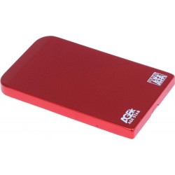 Корпус 2.5' AgeStar SUB2O1, SATA-USB2.0 Red