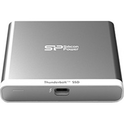 Внешний жесткий диск 2.5' SSD 120Gb Silicon Power Thunder T11 SP120GBTSDT11013 Thunderbolt Серебристый