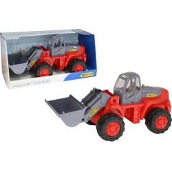 Трактор-погрузчик Полесье (в коробке) 9661 красный