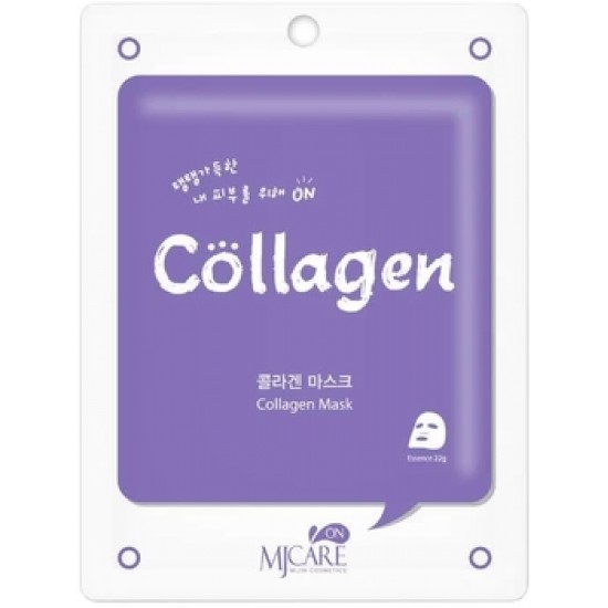 MIJIN Cosmetics тканевая маска с коллагеном Mj Care on Collagen, 22 г.