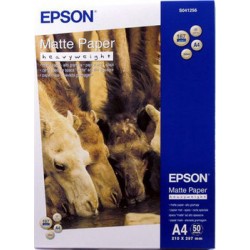 Фотобумага Epson A4 Matte Paper-Heavyweigh, 167 г/м2, 50 л (C13S041256)