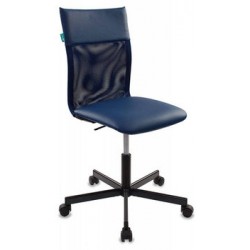 Кресло для офиса Бюрократ CH-1399/BLUE спинка сетка синий сиденье синий искусственная кожа крестовина металл