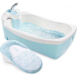 Ванночка для купания Summer Infant джакузи с душем Lil’ Luxuries голубая 18936