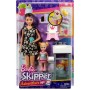 Mattel Barbie 'Няня Скиппер' с аксессуарами FHY97/FJB01 (в платье с ромашками)
