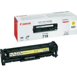 Картридж Canon 718 Yellow для i-SENSYS LBP7200C/MF8330C/MF8350C (2900стр)