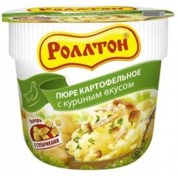 Картофельное пюре Роллтон с куриным вкусом, 40 г
