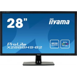 Монитор 28' Iiyama ProLite X2888HS-B2 VA LED 1920x1080 5ms VGA DVI HDMI DisplayPort