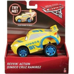 Машинка Mattel Cars с автоподзаводом dinoco cruz ramirez DVD31