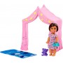 Mattel Barbie Игра с малышом FXG94 (девочка с мишкой и шатром)