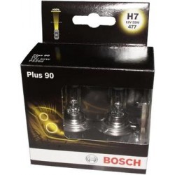 Автомобильная лампа Bosch Plus 90 H7 12V 55W комплект 2 шт. 1987301075