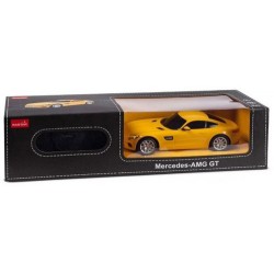 Радиоуправляемая машинка Rastar 1:24 Mercedes AMG GT3 27 МГц 72100Y (желтый)