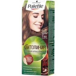 Palette Фитолиния Стойкая крем-краска для волос, 560 7-60 Мускатный Орех.