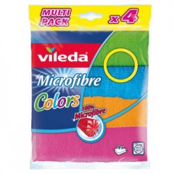 Салфетка из микрофибры Vileda Colors, 4 шт