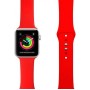 Ремень для умных часов Силиконовый ремешок для умных часов Lyambda Altair для Apple Watch 42/44 mm Red