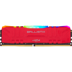 Модуль памяти DIMM 8Gb DDR4 PC25600 3200MHz Crucial Ballistix RGB Red (BL8G32C16U4RL)