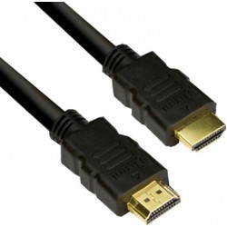 Кабель HDMI-HDMI v1.4 30м черный, зол.конт, экран
