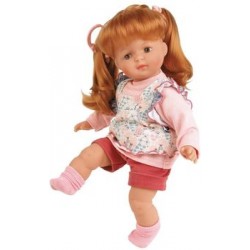 Кукла Schildkroet мягконабивная Ханна рыжая 36 см