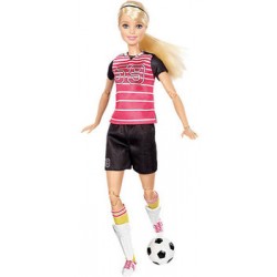 Кукла Mattel Barbie Кукла-спортсменка безграничные движения DVF68/DVF69 (футболистка блондинка)