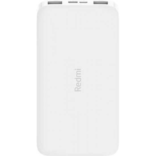 Внешний аккумулятор Xiaomi Redmi Power Bank 10000 mAh, 2чUSB, 1xType C, белый