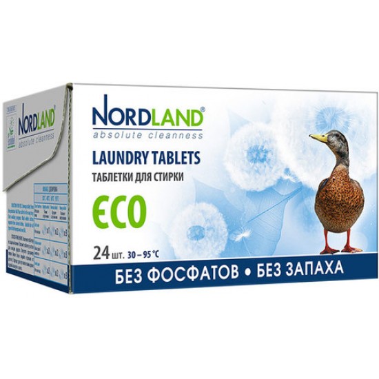 Таблетки для стирки Nordland ECO, 24 шт