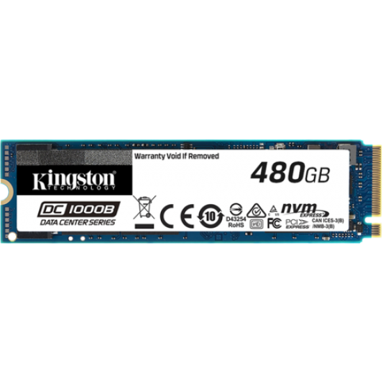 Внутренний SSD-накопитель 480Gb Kingston SEDC1000BM8/480G M.2 2280 PCI-E 3.0 x4