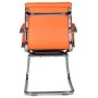 Кресло на полозьях Бюрократ CH-993-Low-V/orange оранжевый иск.кожа