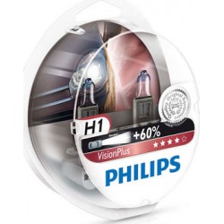 Автомобильная лампа H1 55W Vision Plus 2 шт. Philips