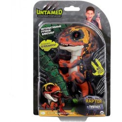 Интерактивная игрушка Fingerlings динозавр Блейз, зеленый с оранжевым 12 см 3781