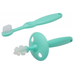 Зубная щётка зубная щетка + массажер с ограничителем Roxy Kids (мятный)