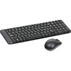 Клавиатура+мышь Logitech Wireless Combo MK220 Black USB 920-003169