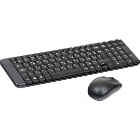 Клавиатура+мышь Logitech Wireless Combo MK220 Black USB 920-003169