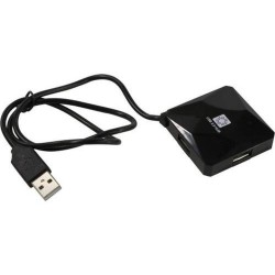 4-port USB2.0 Hub 5bites HB24-202BK Черный