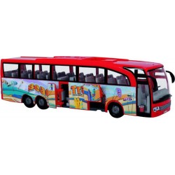 Автобус Dickie туристический фрикционный 1:43 3745005 (красный)