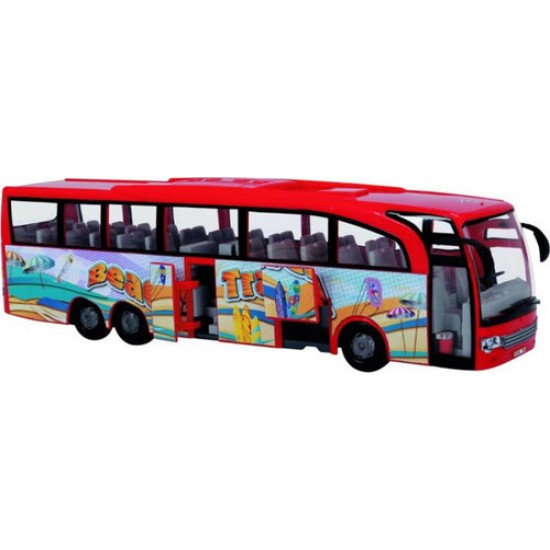 Автобус Dickie туристический фрикционный 1:43 3745005 (красный)