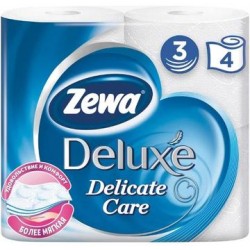 Туалетная бумага Zewa Deluxe белая трёхслойная (4 рул.)