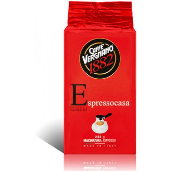 Кофе молотый Vergnano Espresso casa 250 гр