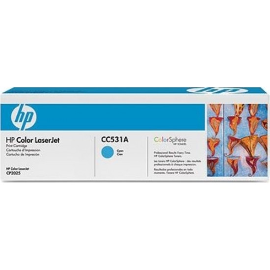 Картридж HP CC531A Cyan для CLJ CP2025/CM2320 (2800стр)