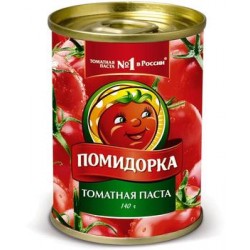 Паста Помидорка томатная, жестяная банка, 140 г