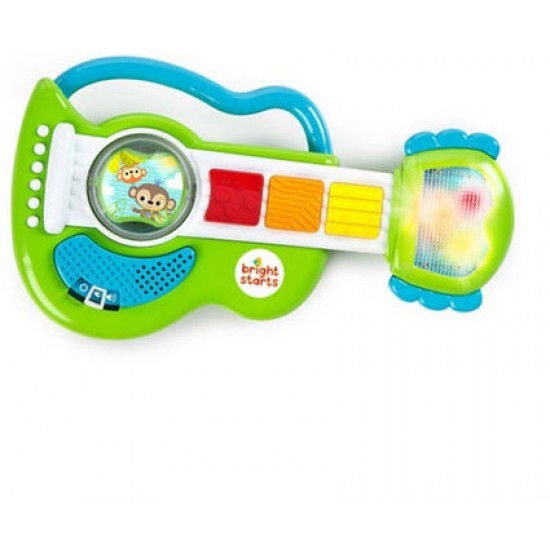 Гитара Музыкальная развивающая игрушка Bright Starts Гитара с погремушкой 'Рокзвезда' 11284
