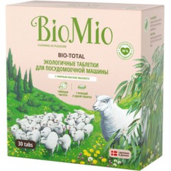 Таблетки для ПММ экологичные BioMio с эфирным маслом эвкалипта Bio-Total, 30 шт