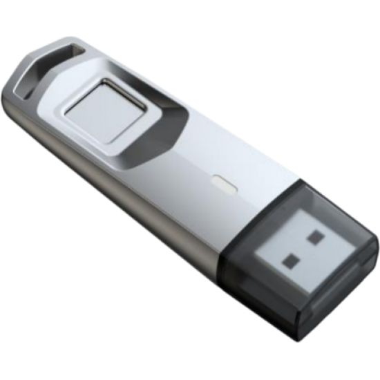 USB Flash накопитель 64GB Hikvision M200F (HS-USB-M200F/64G) USB 3.0 со сканером отпечатка пальца
