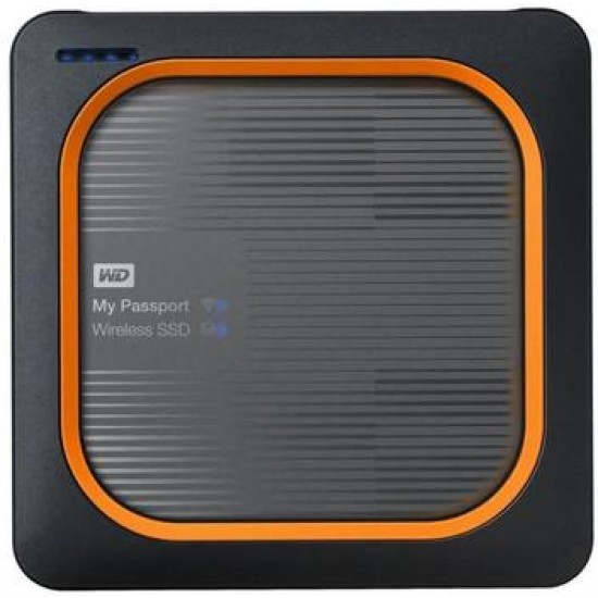 Внешний SSD-накопитель 1.8' 500Gb Western Digital My Passport WDBAMJ5000AGY-RESN (SSD) USB 3.1 WiFi Черный