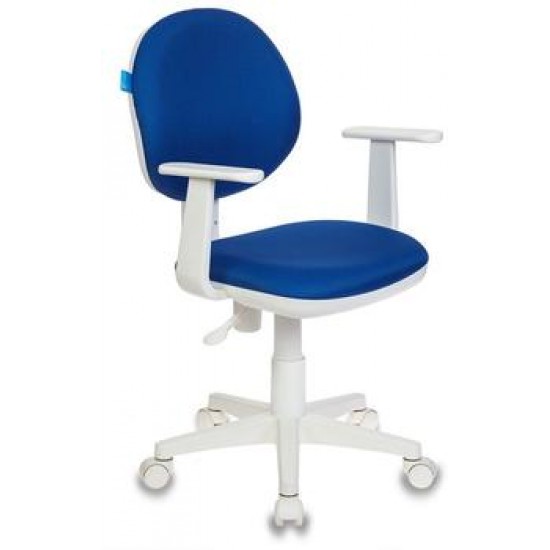 Кресло Бюрократ CH-W356AXSN/15-10 темно-синий 15-10 (белый пластик)