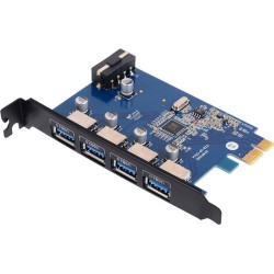 Контроллер Orico PVU3-4P, 4 port USB3.0, PCI-E