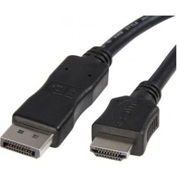 Кабель Display port (m) - HDMI(m) 1.0m черный, экран