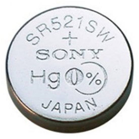 Батарейки Sony (379) SR521SWN-PB 1шт